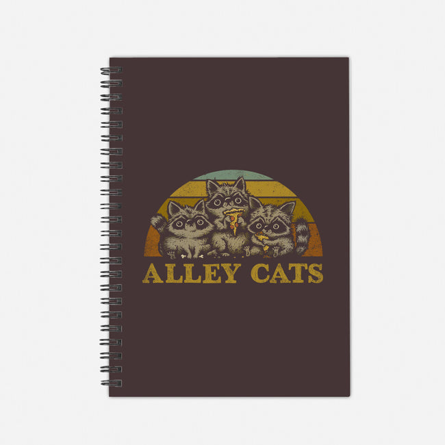 Alley Cats-none dot grid notebook-kg07