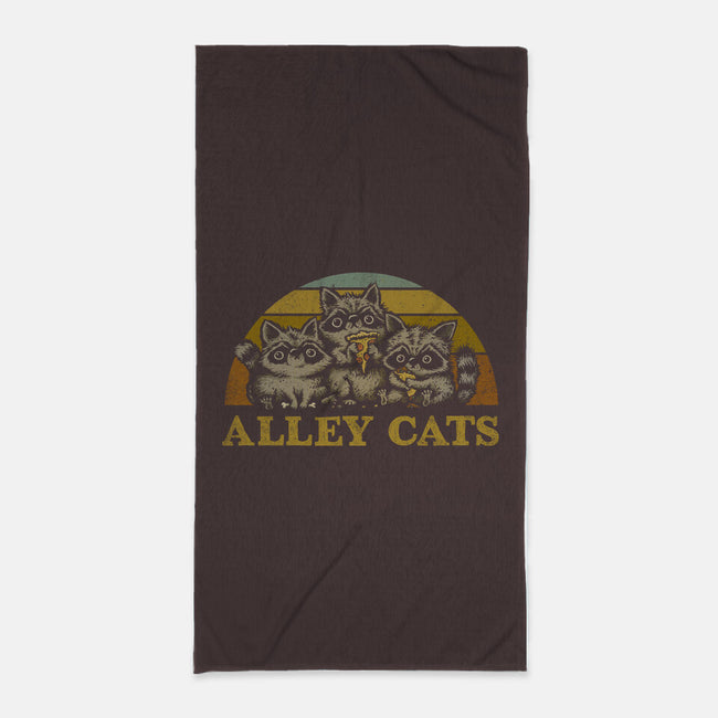 Alley Cats-none beach towel-kg07