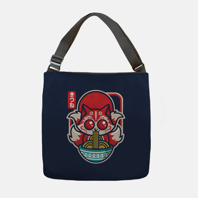 Kute Kitsune-none adjustable tote bag-jrberger