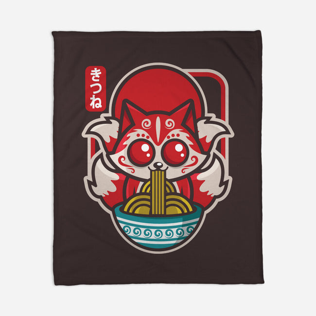 Kute Kitsune-none fleece blanket-jrberger