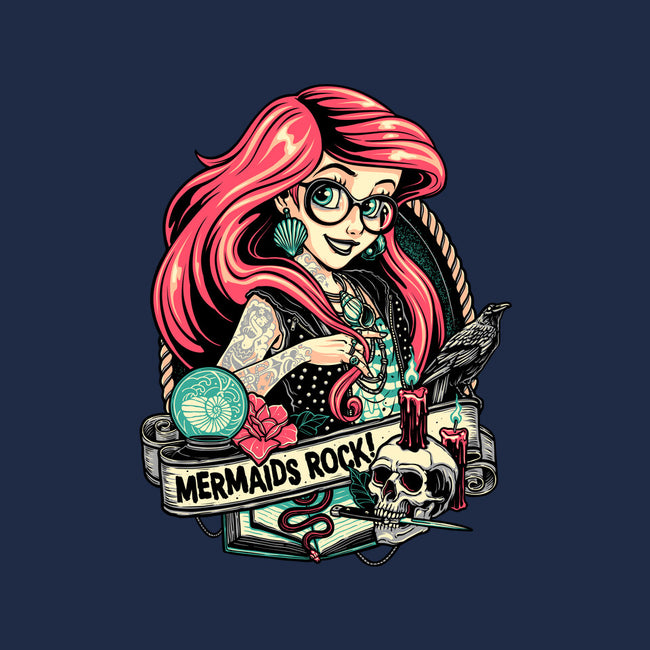 Mermaids Rock-mens basic tee-momma_gorilla