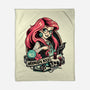 Mermaids Rock-none fleece blanket-momma_gorilla