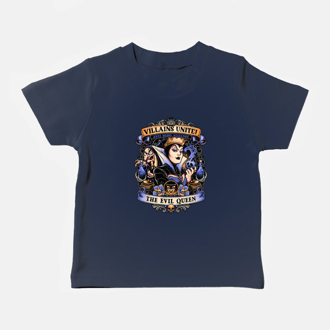 The Evil Queen-baby basic tee-momma_gorilla