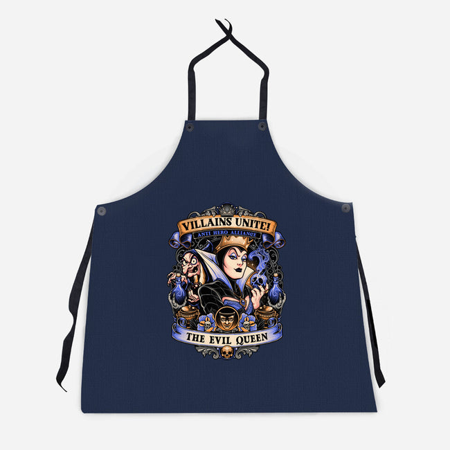 The Evil Queen-unisex kitchen apron-momma_gorilla