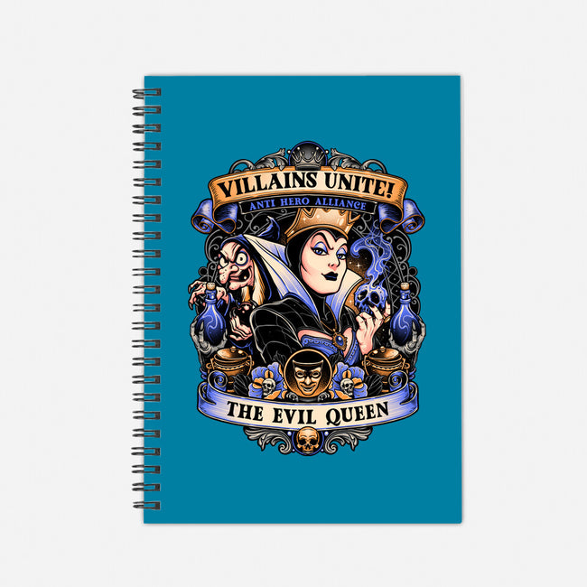 The Evil Queen-none dot grid notebook-momma_gorilla