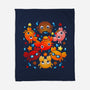 Crabs-none fleece blanket-Vallina84