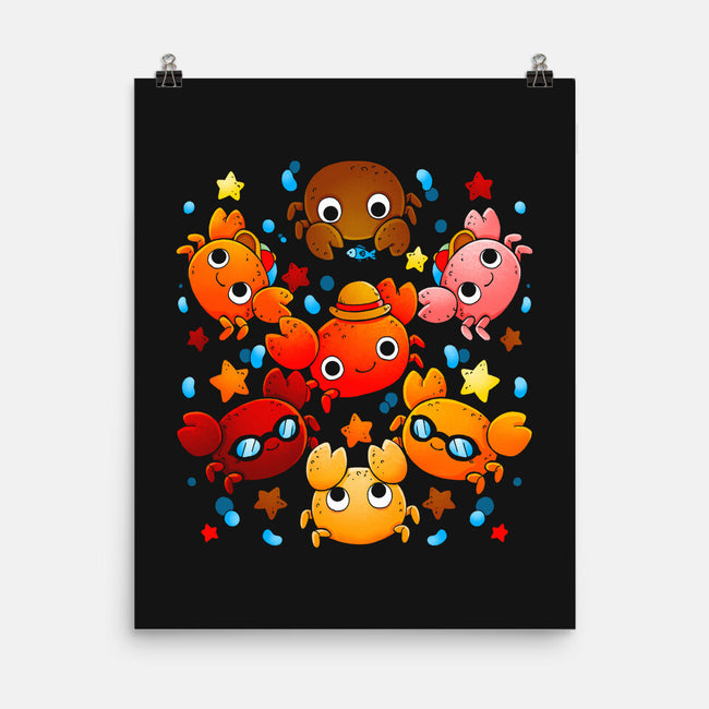 Crabs-none matte poster-Vallina84