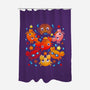 Crabs-none polyester shower curtain-Vallina84