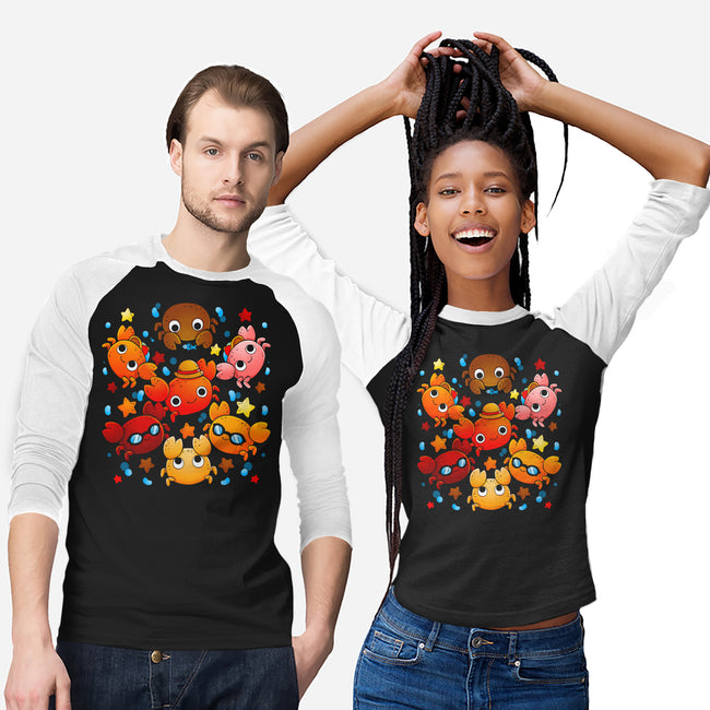 Crabs-unisex baseball tee-Vallina84