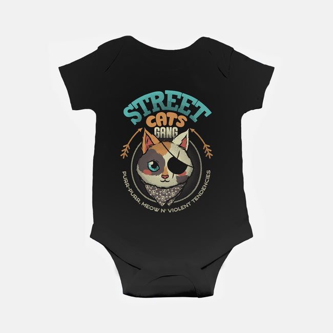 Street Cats Gang-baby basic onesie-tobefonseca