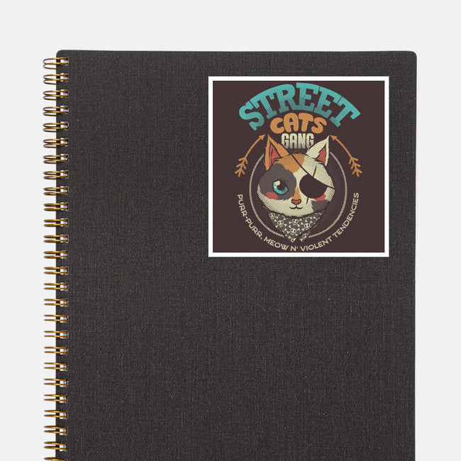 Street Cats Gang-none glossy sticker-tobefonseca