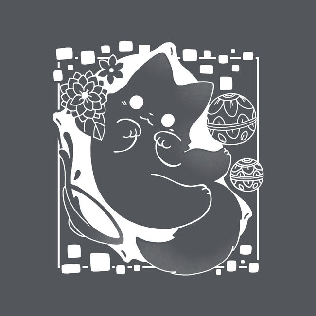 Lantern Cat-womens fitted tee-Vallina84
