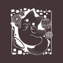 Lantern Cat-none removable cover w insert throw pillow-Vallina84