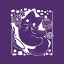 Lantern Cat-womens fitted tee-Vallina84