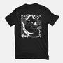 Lantern Cat-womens fitted tee-Vallina84