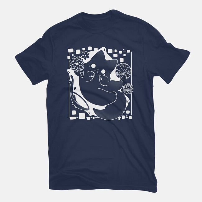 Lantern Cat-unisex basic tee-Vallina84