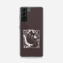 Lantern Cat-samsung snap phone case-Vallina84