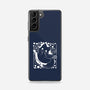 Lantern Cat-samsung snap phone case-Vallina84