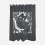 Lantern Cat-none polyester shower curtain-Vallina84