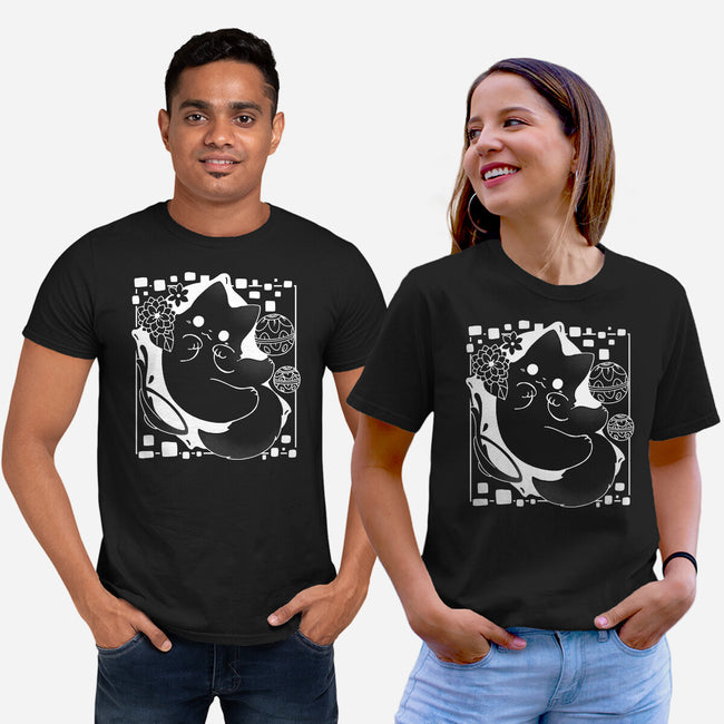 Lantern Cat-unisex basic tee-Vallina84