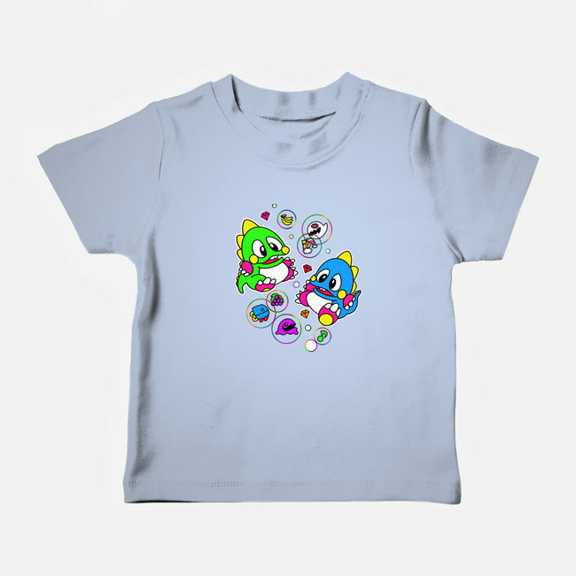 Bubble Games-baby basic tee-Millersshoryotombo