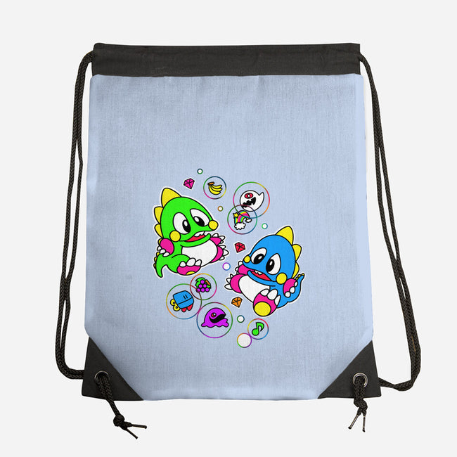 Bubble Games-none drawstring bag-Millersshoryotombo