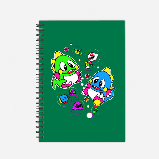 Bubble Games-none dot grid notebook-Millersshoryotombo