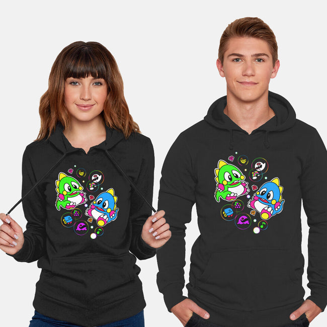 Bubble Games-unisex pullover sweatshirt-Millersshoryotombo