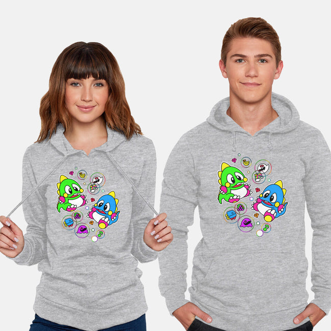 Bubble Games-unisex pullover sweatshirt-Millersshoryotombo