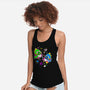 Bubble Games-womens racerback tank-Millersshoryotombo