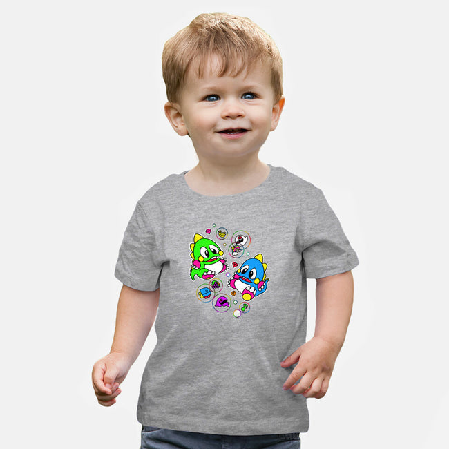 Bubble Games-baby basic tee-Millersshoryotombo