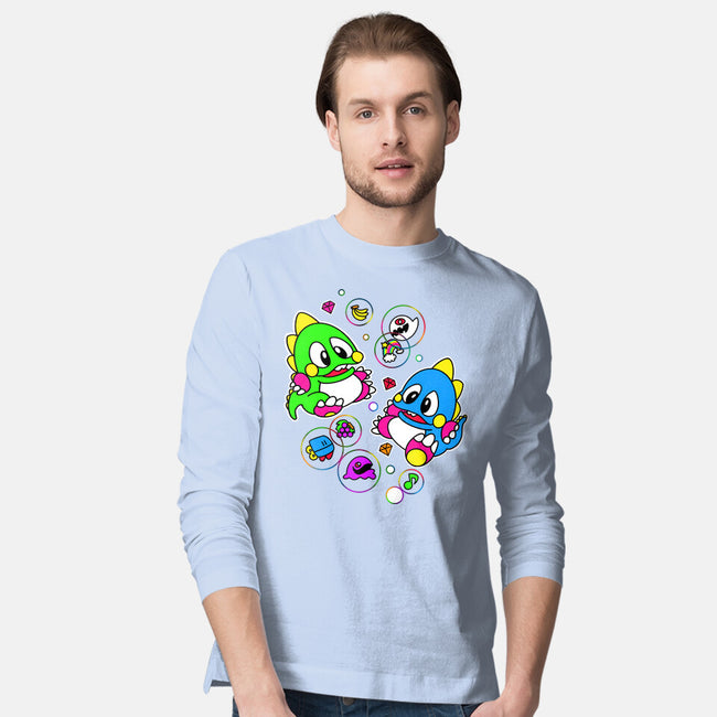 Bubble Games-mens long sleeved tee-Millersshoryotombo