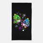 Bubble Games-none beach towel-Millersshoryotombo