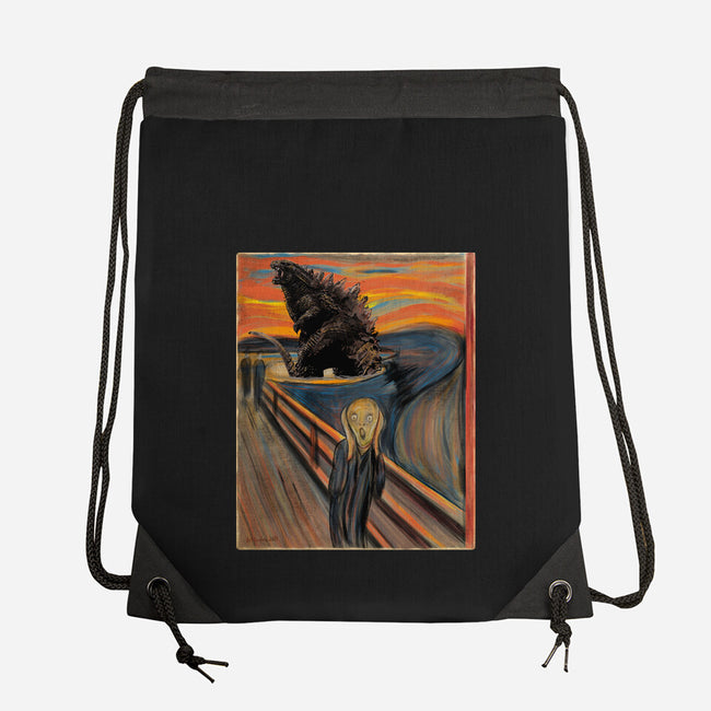 Secret History Behind The Scream-none drawstring bag-DrMonekers