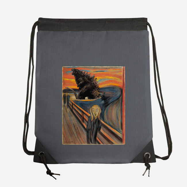 Secret History Behind The Scream-none drawstring bag-DrMonekers