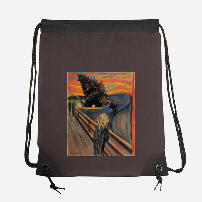 Secret History Behind The Scream-none drawstring bag-DrMonekers