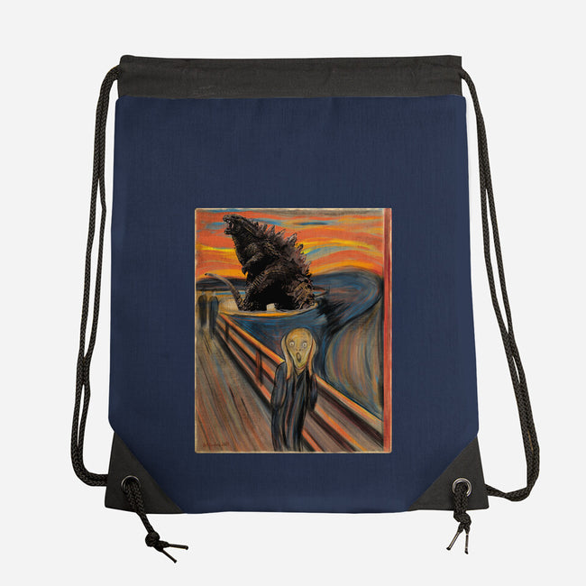 Secret History Behind The Scream-none drawstring bag-DrMonekers