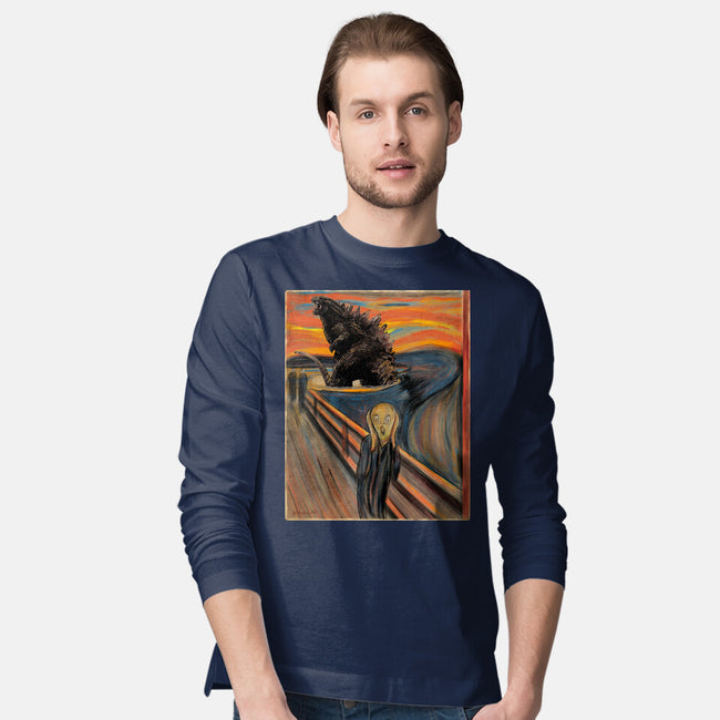 Secret History Behind The Scream-mens long sleeved tee-DrMonekers