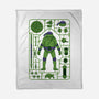 Donatello Model Sprue-none fleece blanket-danielmorris1993