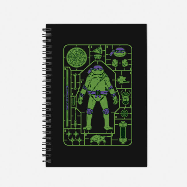 Donatello Model Sprue-none dot grid notebook-danielmorris1993