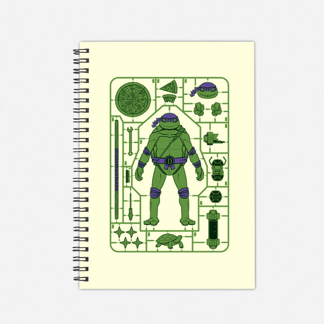 Donatello Model Sprue-none dot grid notebook-danielmorris1993