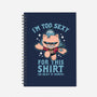 Too Sexy For This Shirt-none dot grid notebook-Boggs Nicolas