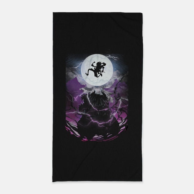 Nika Moonlight-none beach towel-fanfabio