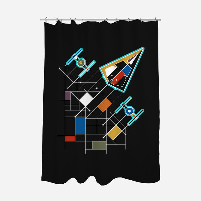 Vanguard Empire-none polyester shower curtain-NMdesign