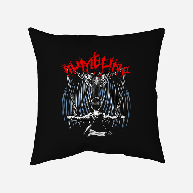Rumbling-none removable cover throw pillow-constantine2454