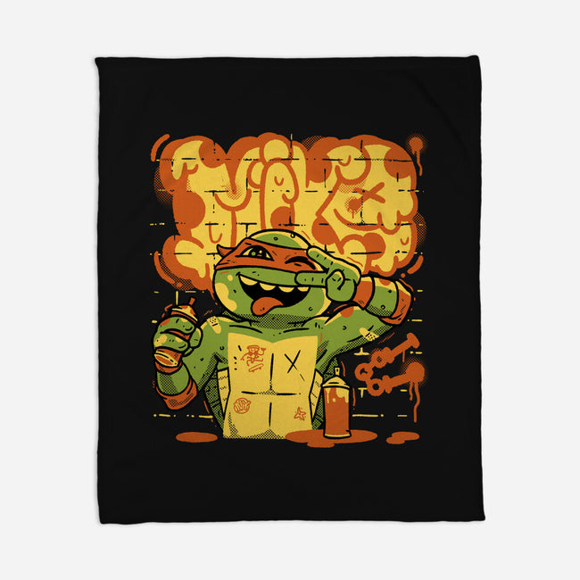 Mike Bomb-none fleece blanket-estudiofitas