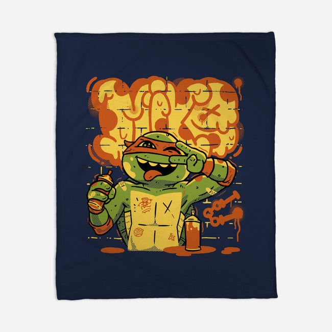 Mike Bomb-none fleece blanket-estudiofitas