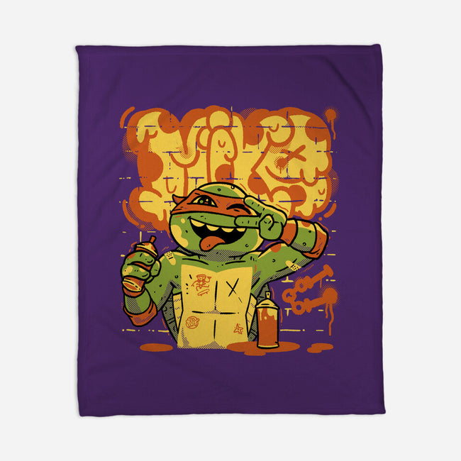 Mike Bomb-none fleece blanket-estudiofitas