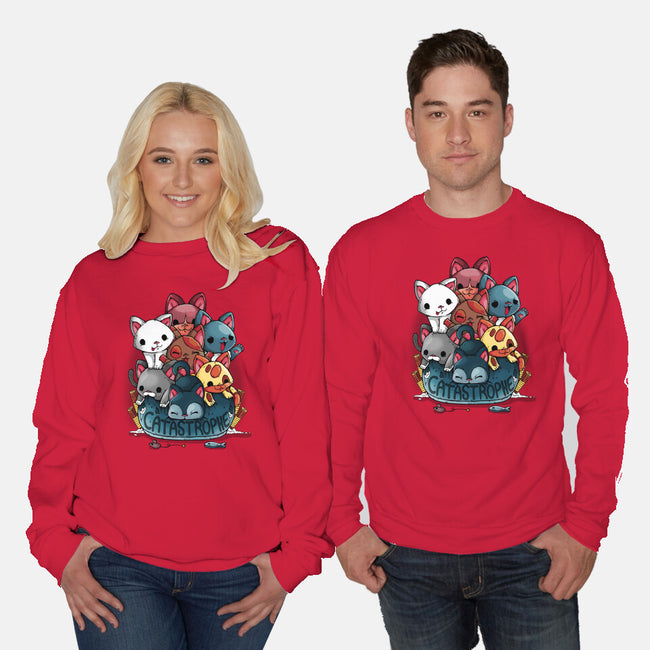 Catastrophe-unisex crew neck sweatshirt-Vallina84