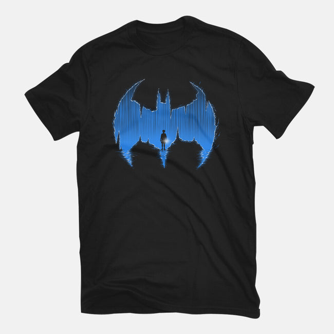 Bat Cave-mens heavyweight tee-Art_Of_One